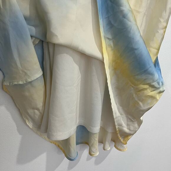 Zara Tie-Dye Satin Effect Mini Dress Medium - Picture 5 of 11